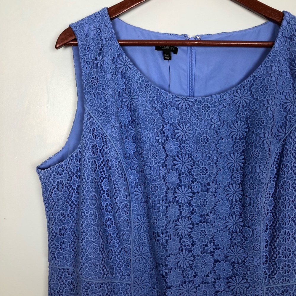 Talbots WP lace overlay dress